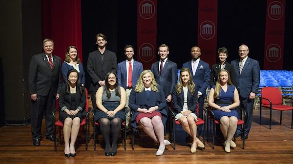 The 2018 University of Mississippi Hall of Fame. Photo by by Thomas Graning/Ole Miss Communications